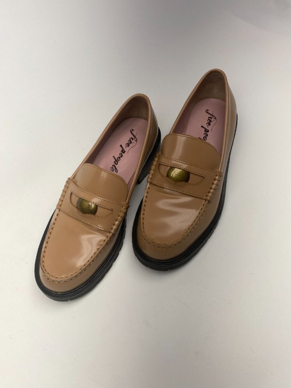 Free People Women Liv Cantalope Loafers Sz 38/8 - Picture 10 of 12
